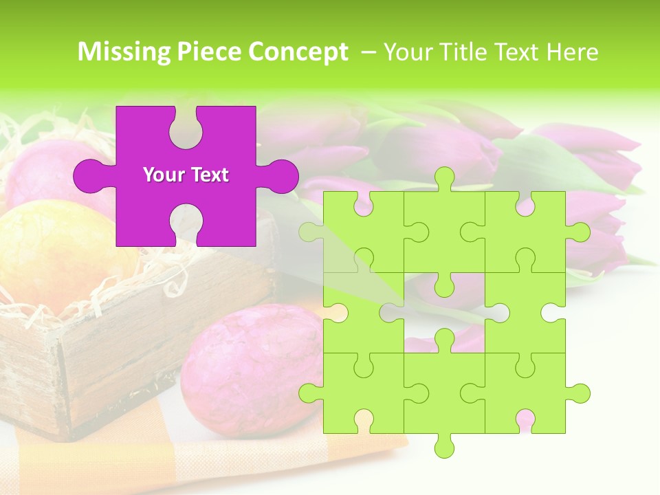 Flower Plant Spring Bouquet PowerPoint Template