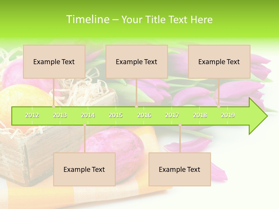 Flower Plant Spring Bouquet PowerPoint Template