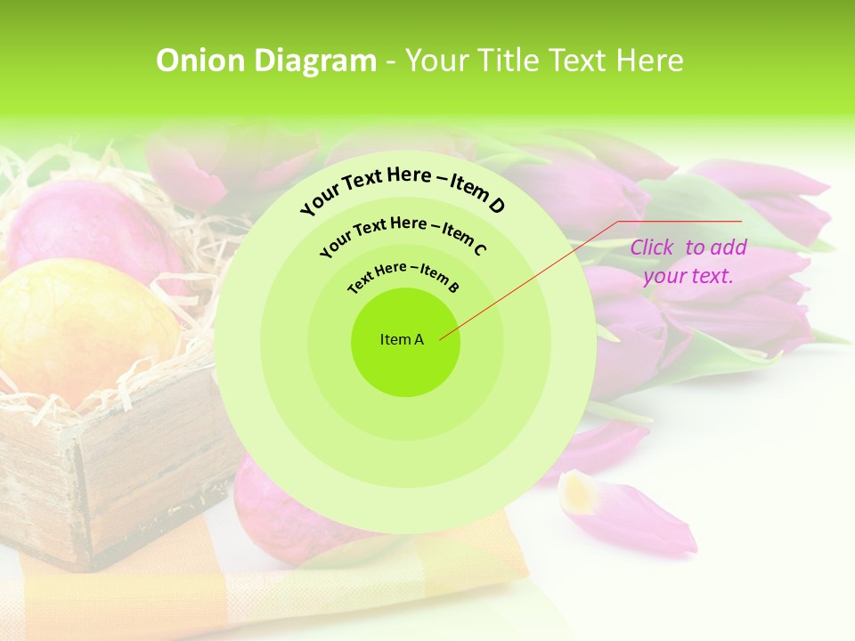 Flower Plant Spring Bouquet PowerPoint Template