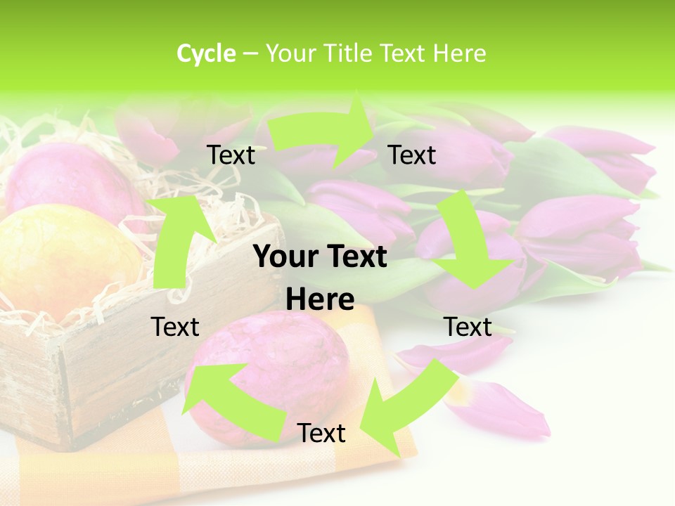 Flower Plant Spring Bouquet PowerPoint Template