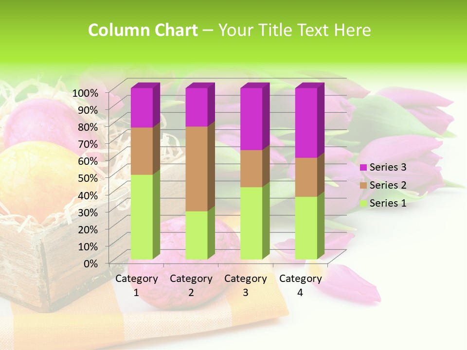Flower Plant Spring Bouquet PowerPoint Template