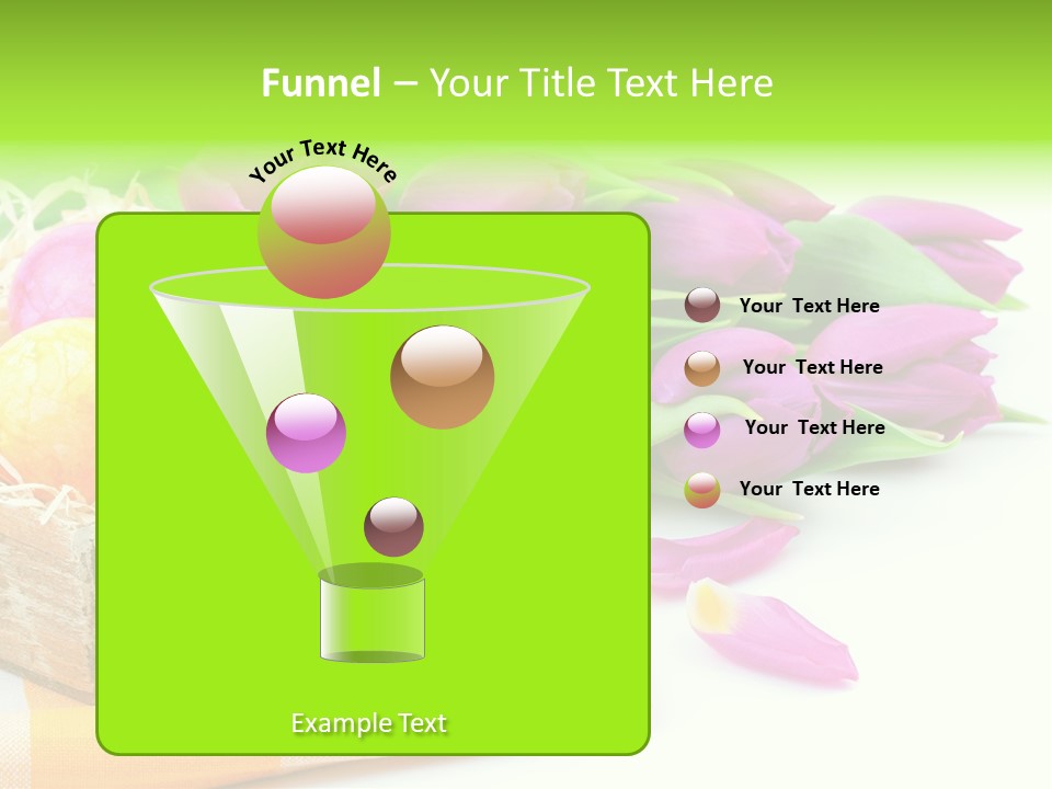 Flower Plant Spring Bouquet PowerPoint Template