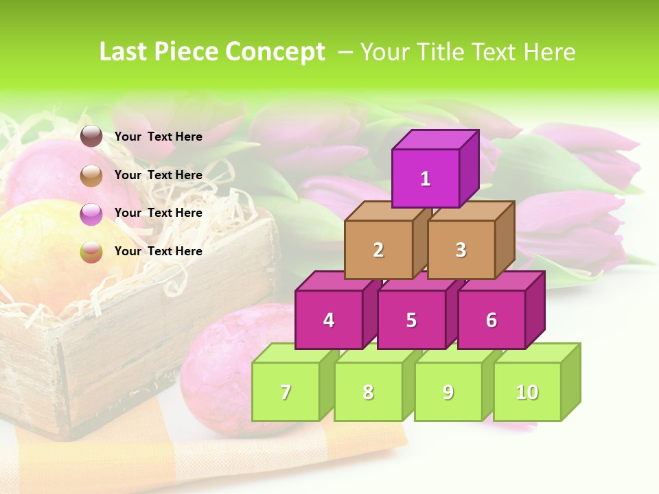 Flower Plant Spring Bouquet PowerPoint Template