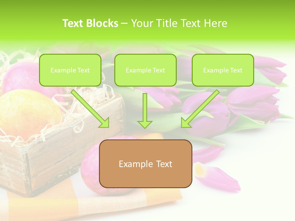 Flower Plant Spring Bouquet PowerPoint Template