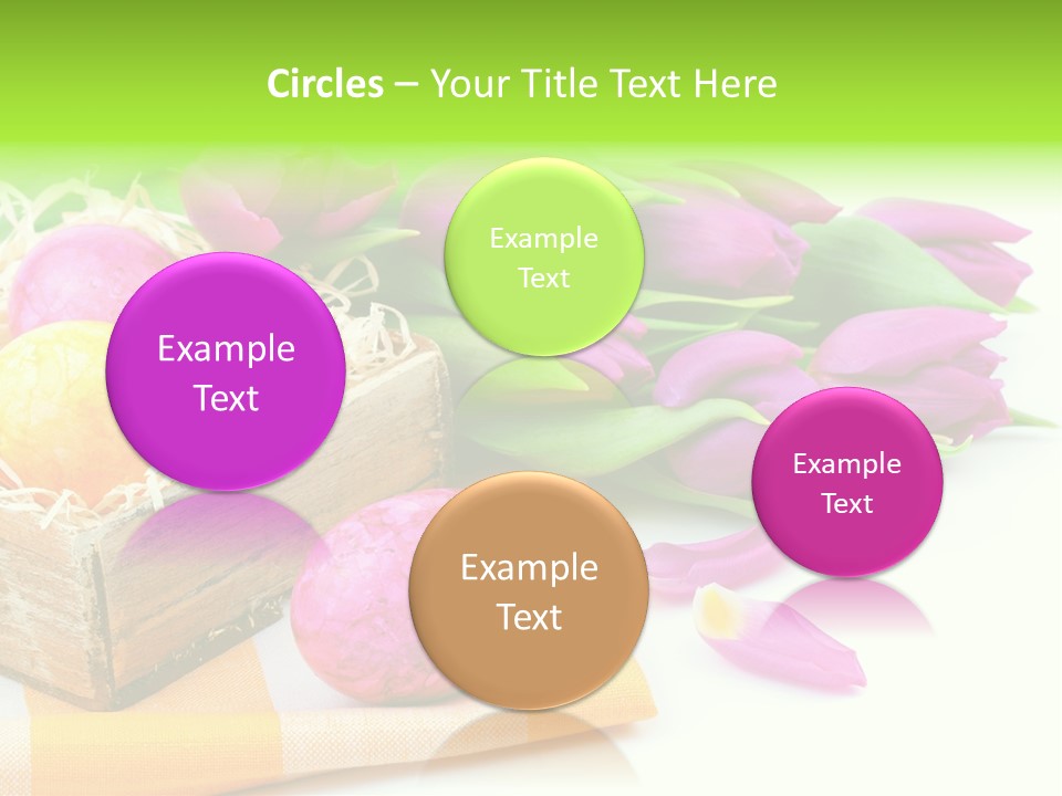 Flower Plant Spring Bouquet PowerPoint Template