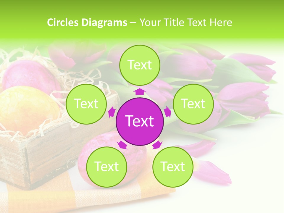 Flower Plant Spring Bouquet PowerPoint Template