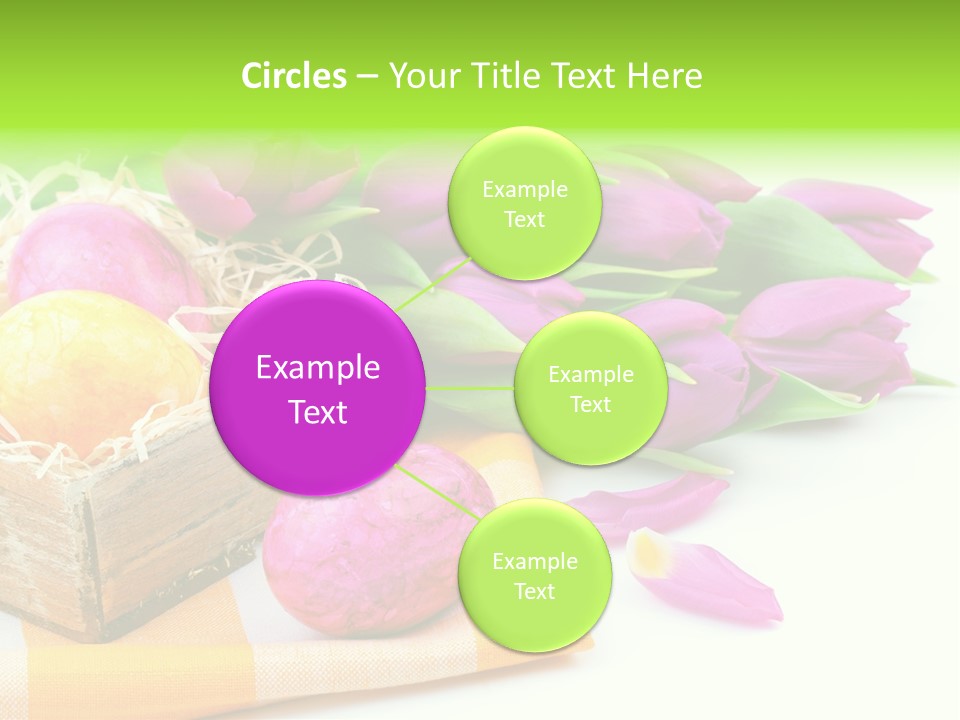 Flower Plant Spring Bouquet PowerPoint Template