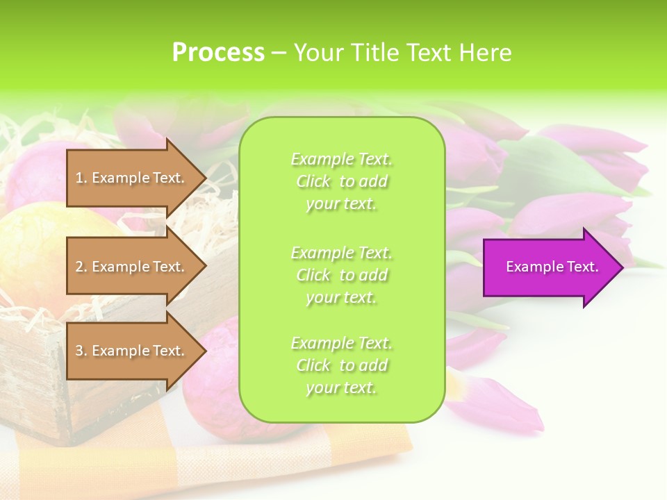 Flower Plant Spring Bouquet PowerPoint Template