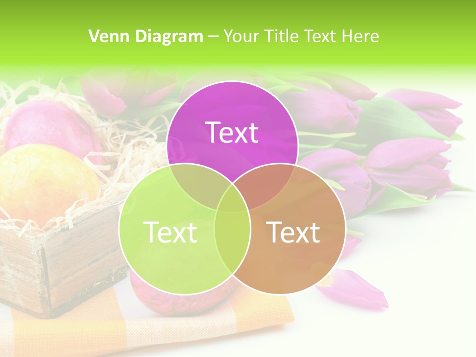 Flower Plant Spring Bouquet PowerPoint Template