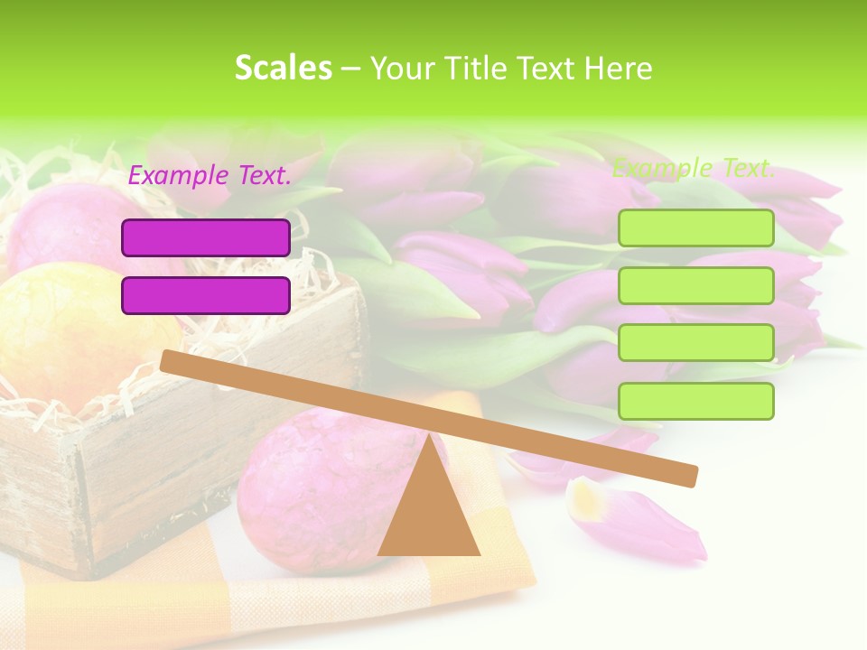 Flower Plant Spring Bouquet PowerPoint Template