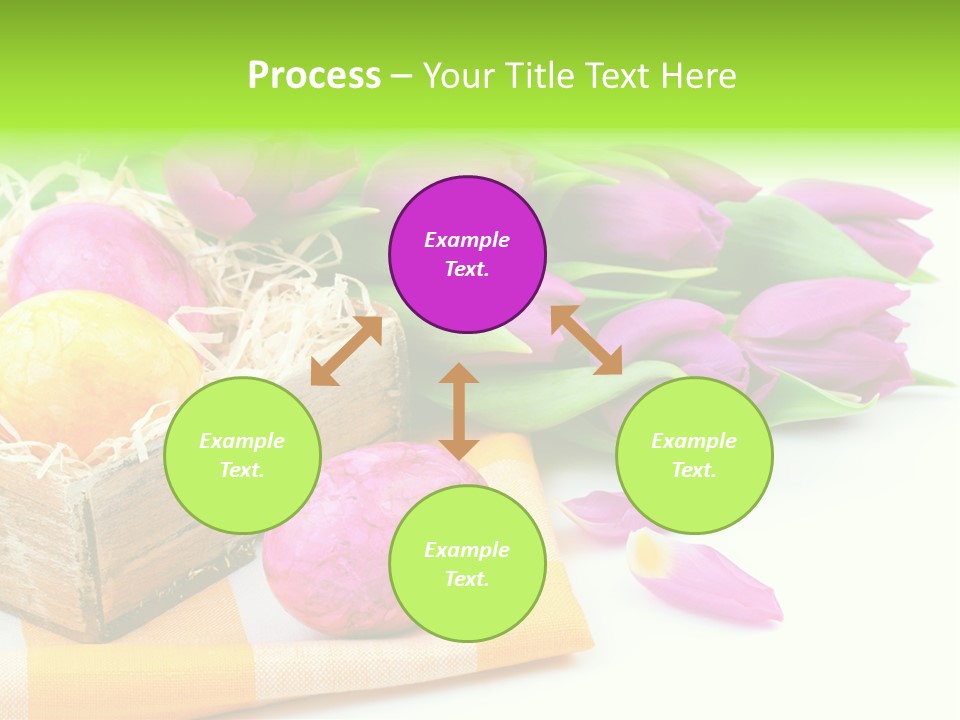 Flower Plant Spring Bouquet PowerPoint Template