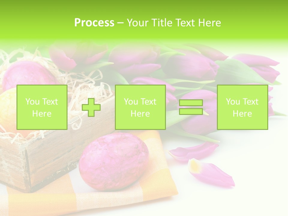 Flower Plant Spring Bouquet PowerPoint Template