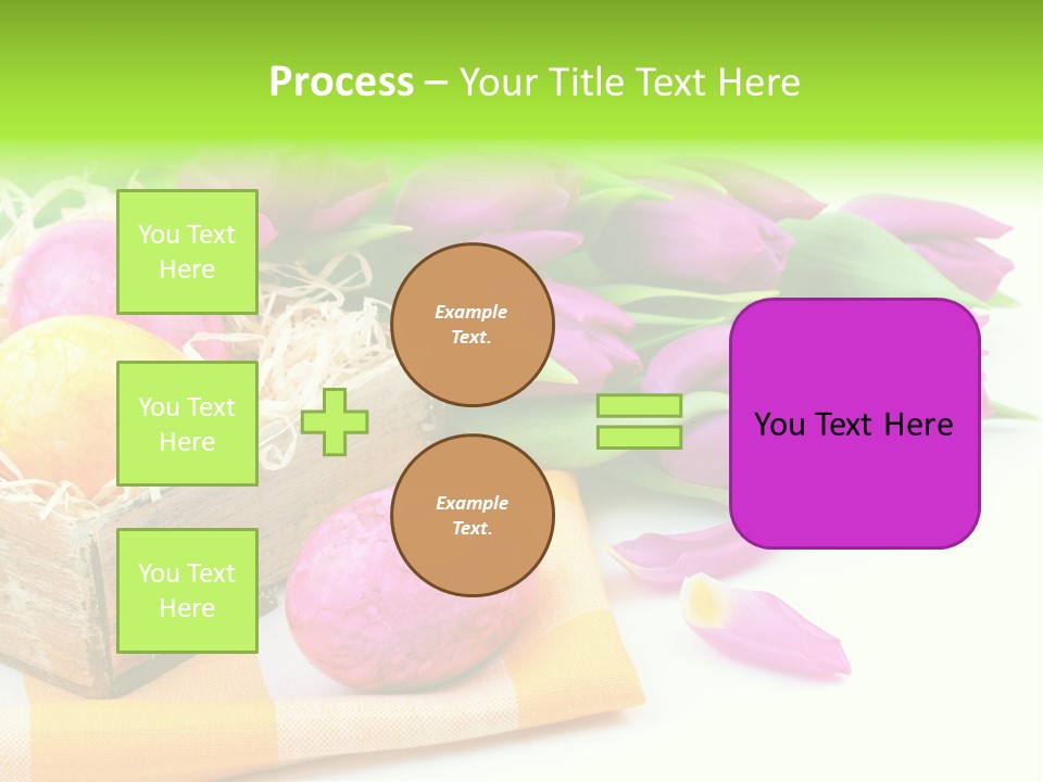 Flower Plant Spring Bouquet PowerPoint Template