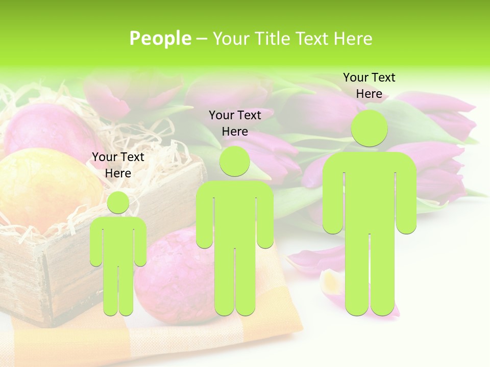 Flower Plant Spring Bouquet PowerPoint Template