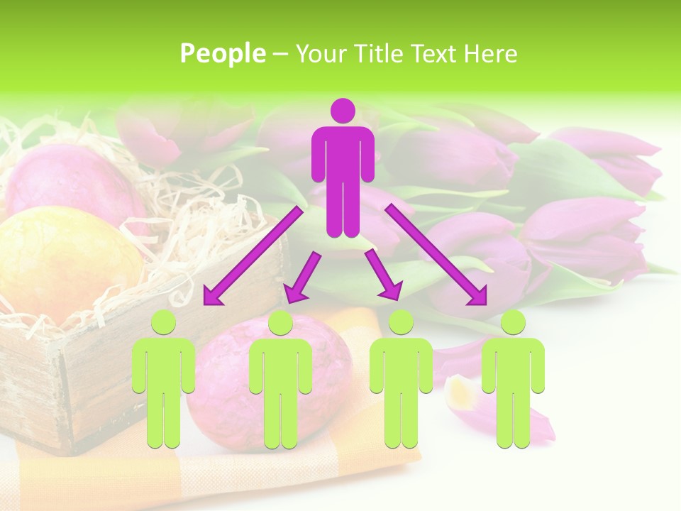 Flower Plant Spring Bouquet PowerPoint Template