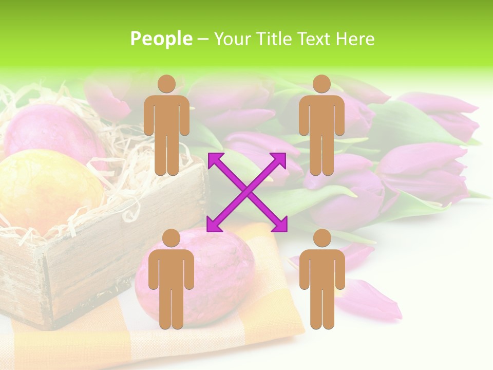 Flower Plant Spring Bouquet PowerPoint Template