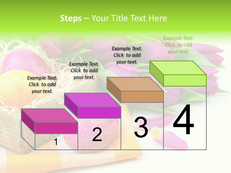 Flower Plant Spring Bouquet PowerPoint Template