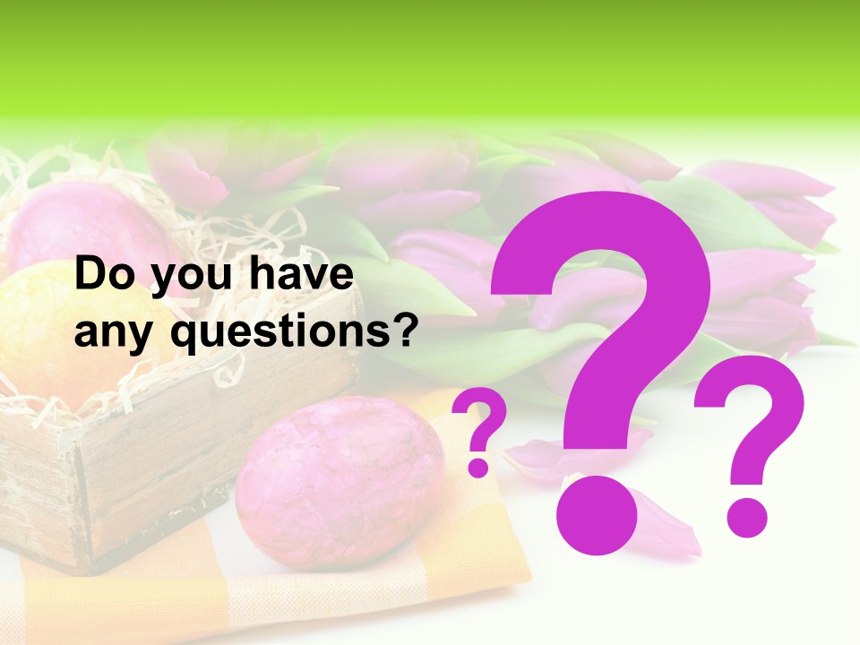 Flower Plant Spring Bouquet PowerPoint Template