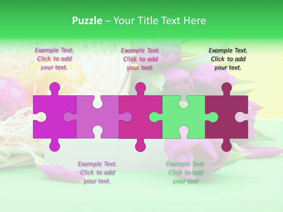 Blossom Card Easter PowerPoint Template