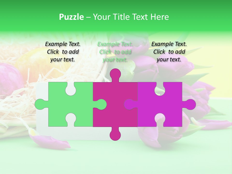 Blossom Card Easter PowerPoint Template