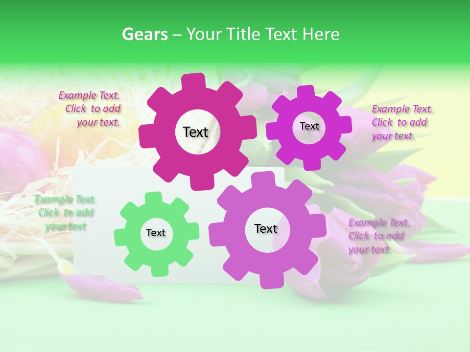 Blossom Card Easter PowerPoint Template