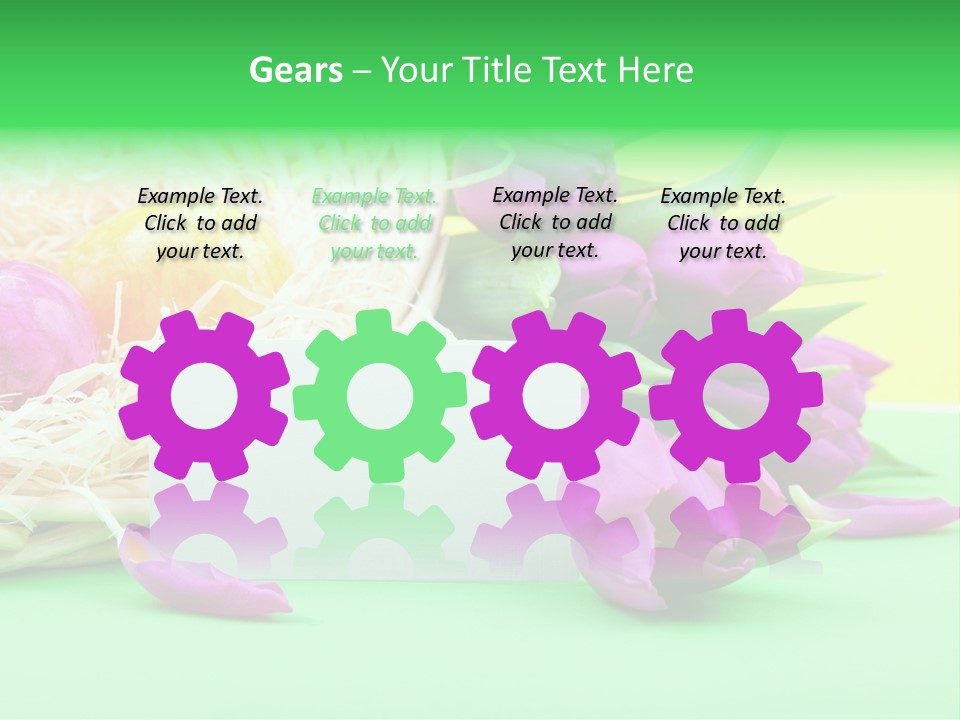 Blossom Card Easter PowerPoint Template