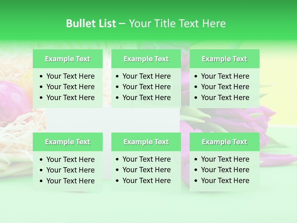 Blossom Card Easter PowerPoint Template