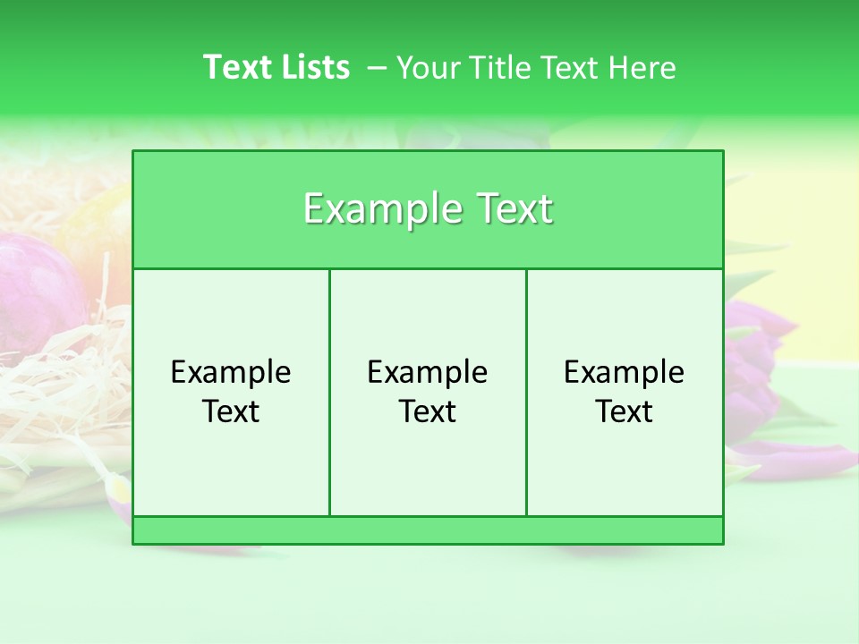 Blossom Card Easter PowerPoint Template