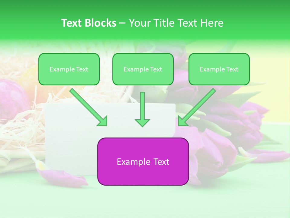 Blossom Card Easter PowerPoint Template