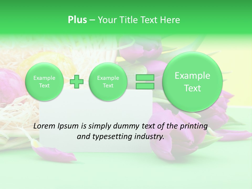 Blossom Card Easter PowerPoint Template