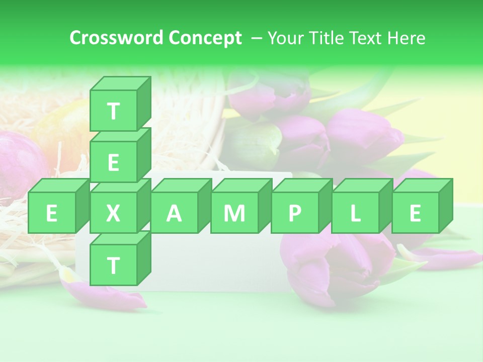 Blossom Card Easter PowerPoint Template