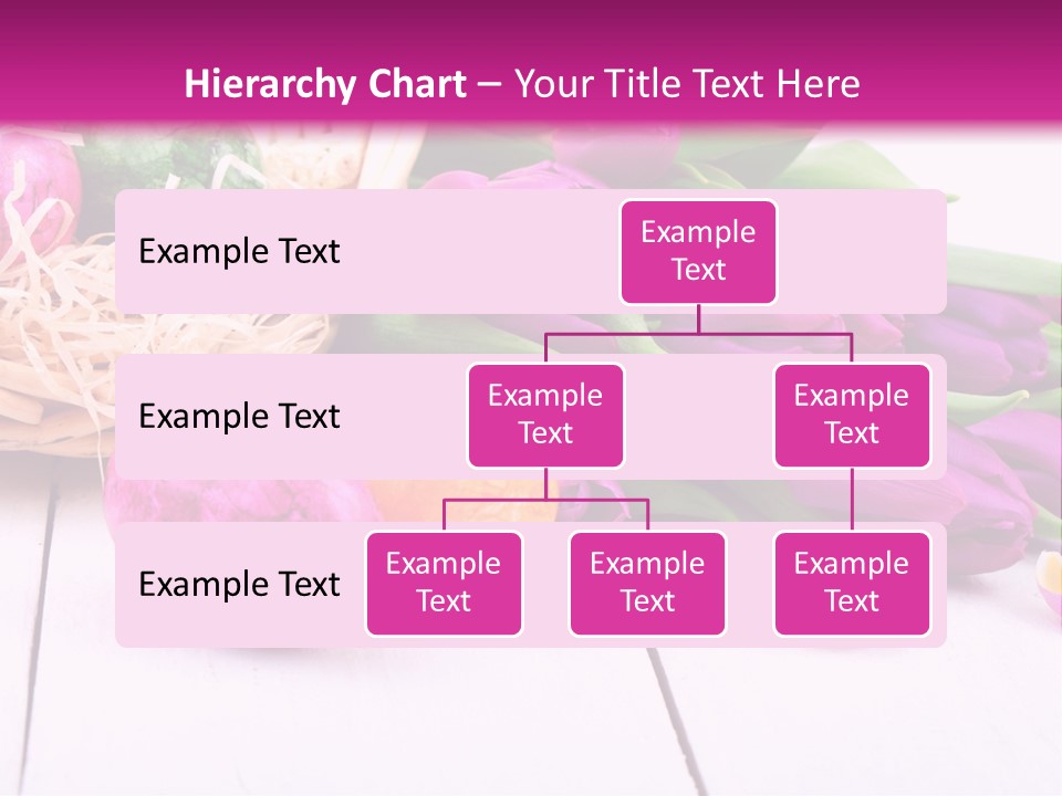 Tulip Flower Easter Eggs PowerPoint Template