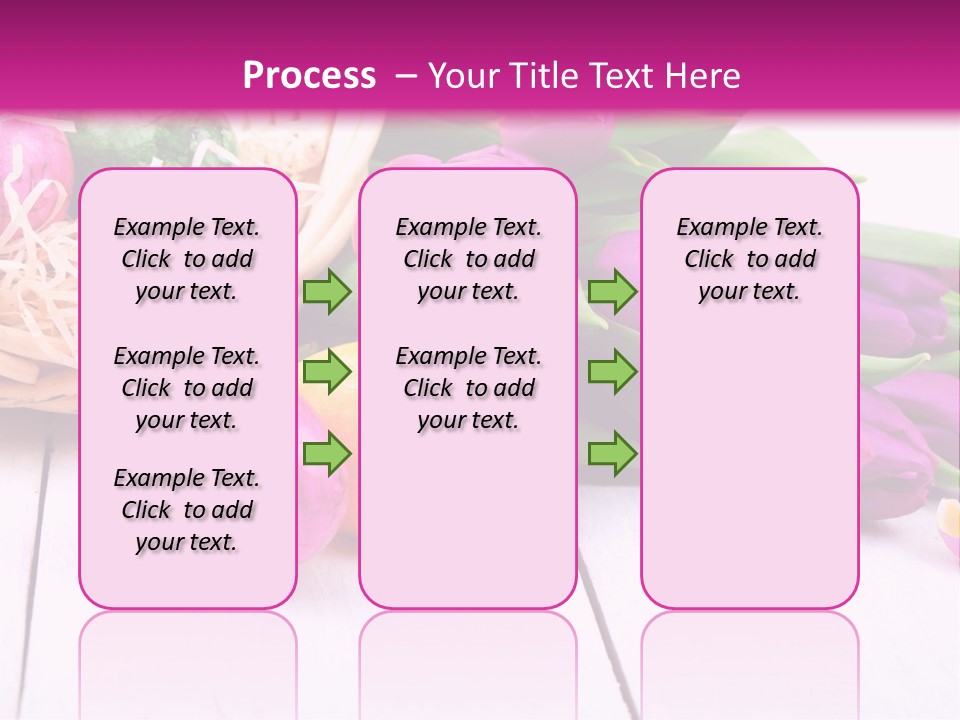 Tulip Flower Easter Eggs PowerPoint Template
