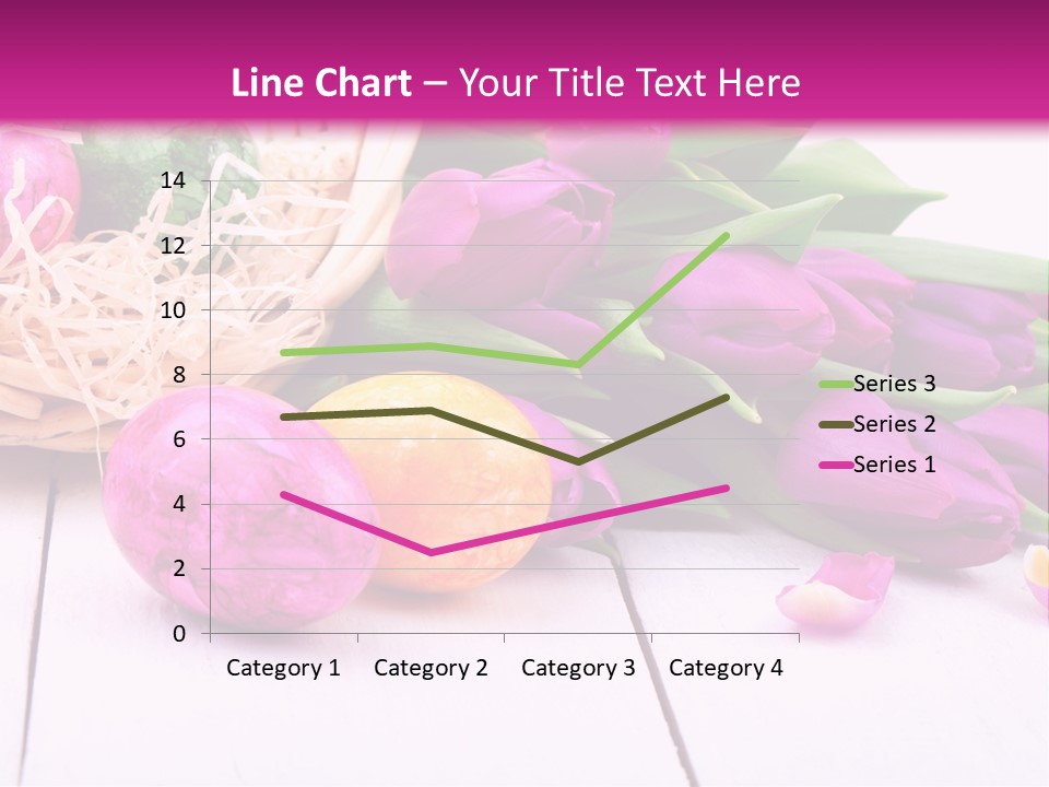 Tulip Flower Easter Eggs PowerPoint Template