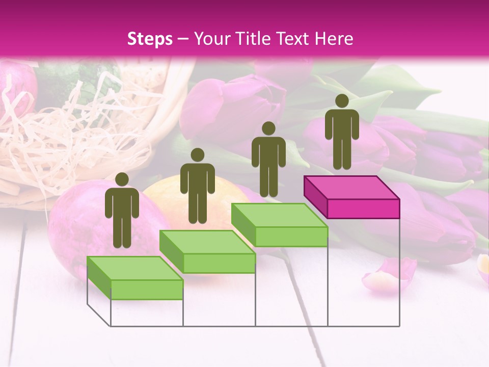Tulip Flower Easter Eggs PowerPoint Template