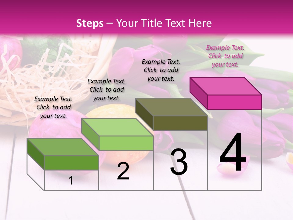 Tulip Flower Easter Eggs PowerPoint Template