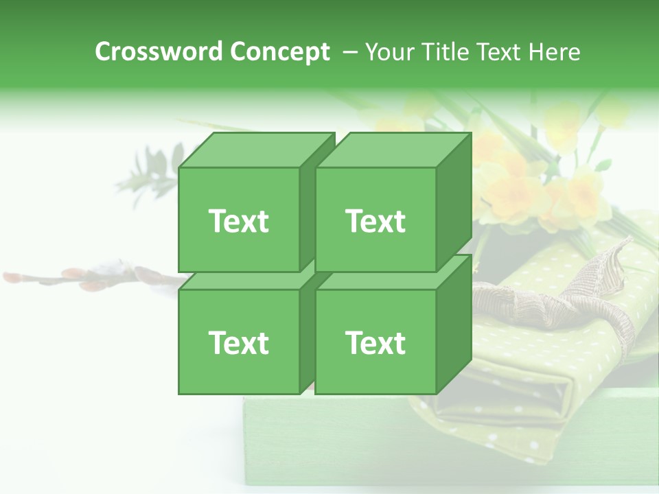 Tradition Basket Straw PowerPoint Template