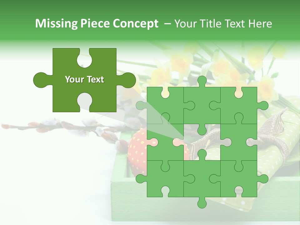 Tradition Basket Straw PowerPoint Template