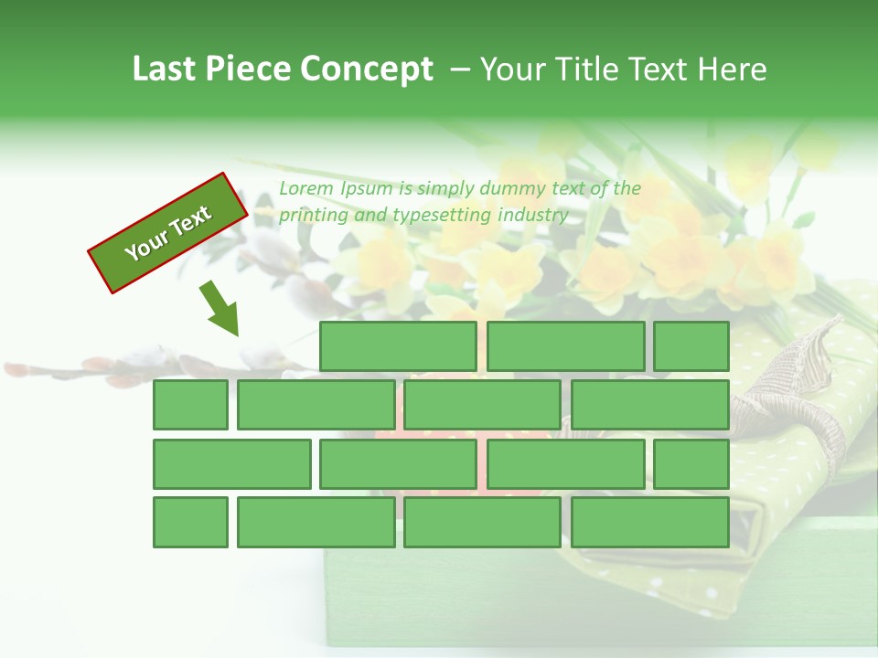 Tradition Basket Straw PowerPoint Template