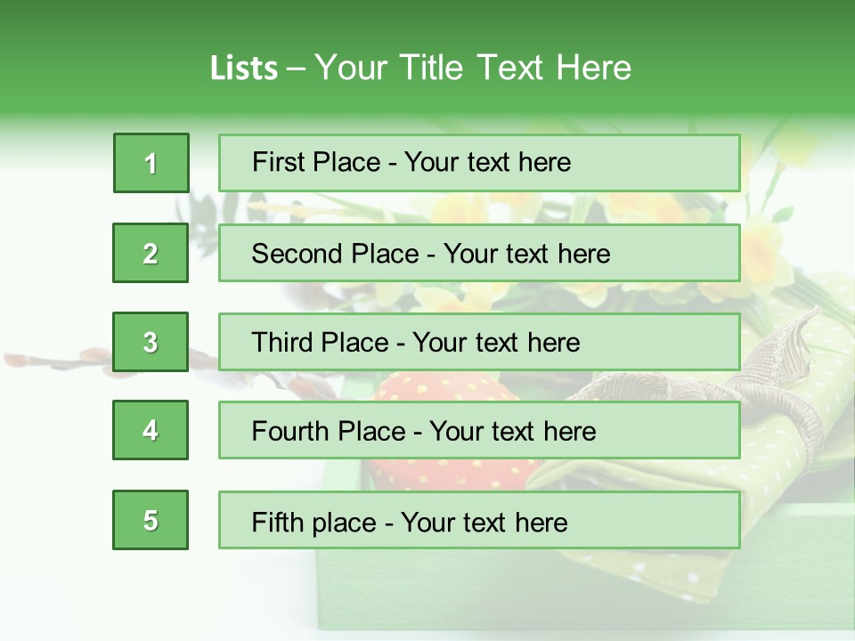 Tradition Basket Straw PowerPoint Template