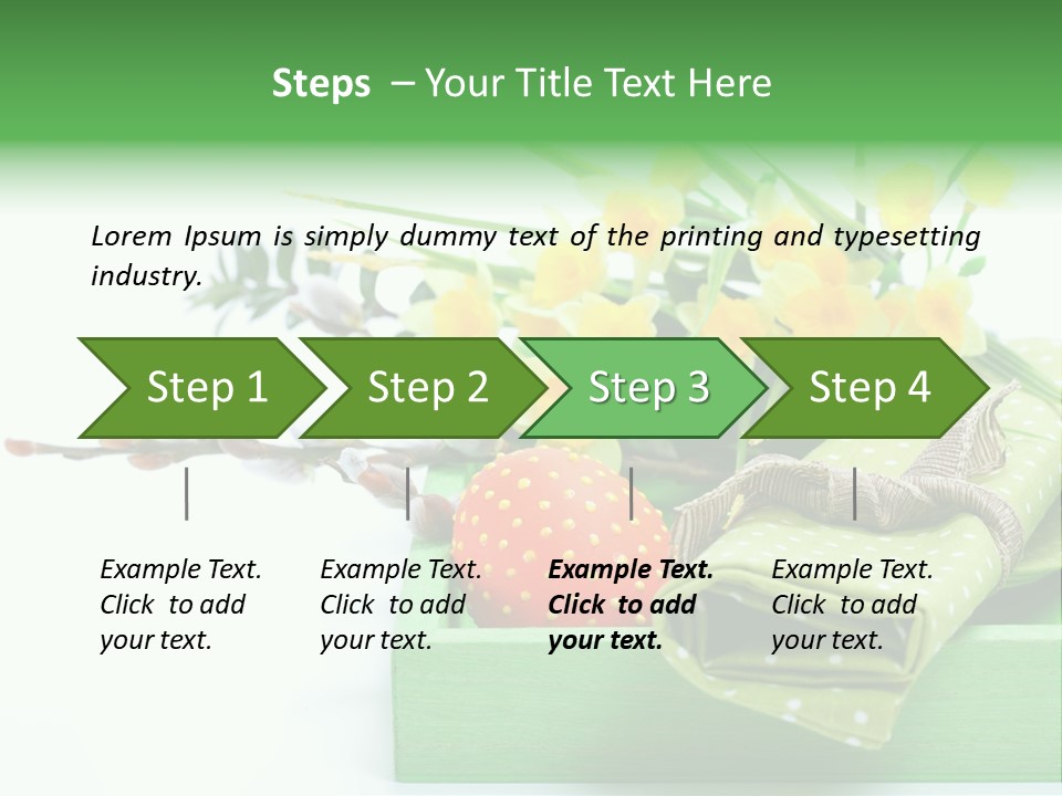 Tradition Basket Straw PowerPoint Template