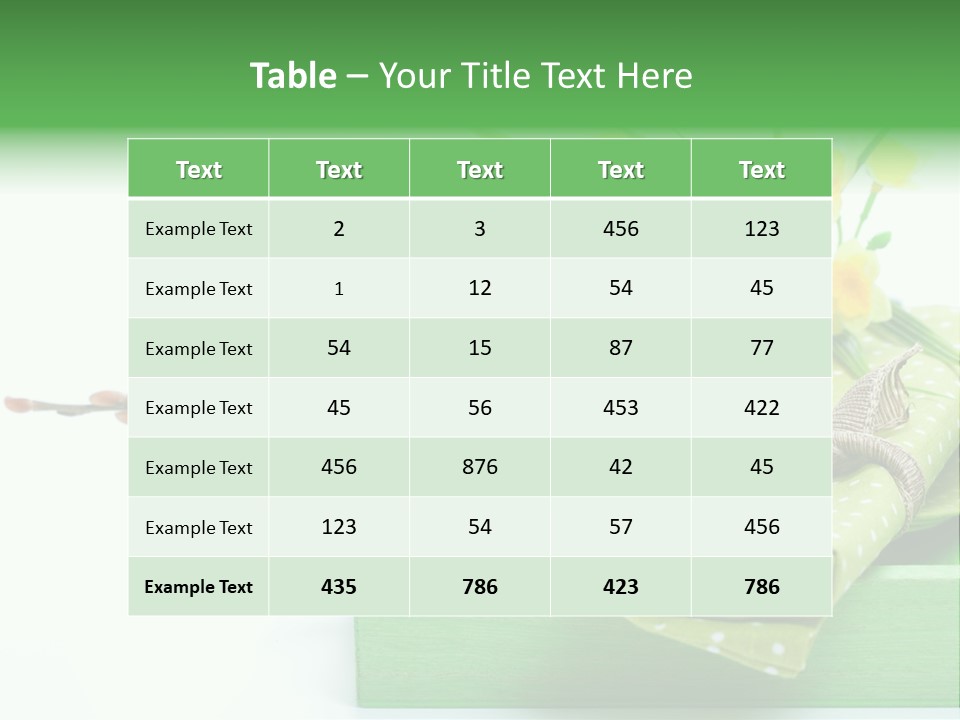 Tradition Basket Straw PowerPoint Template