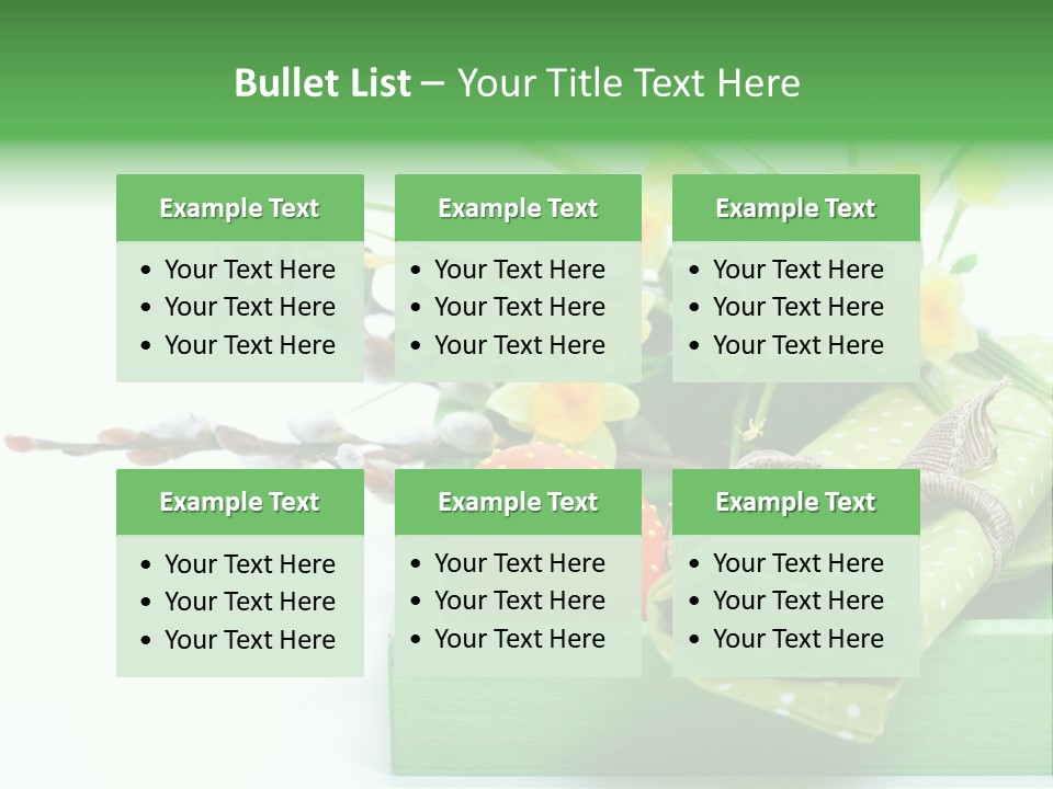 Tradition Basket Straw PowerPoint Template