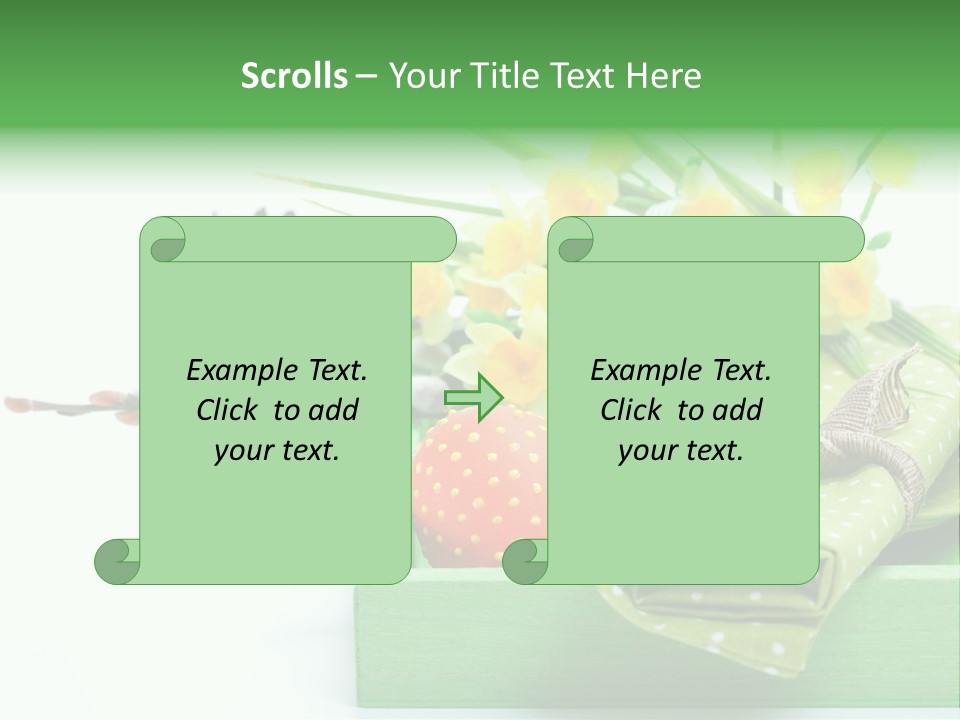 Tradition Basket Straw PowerPoint Template
