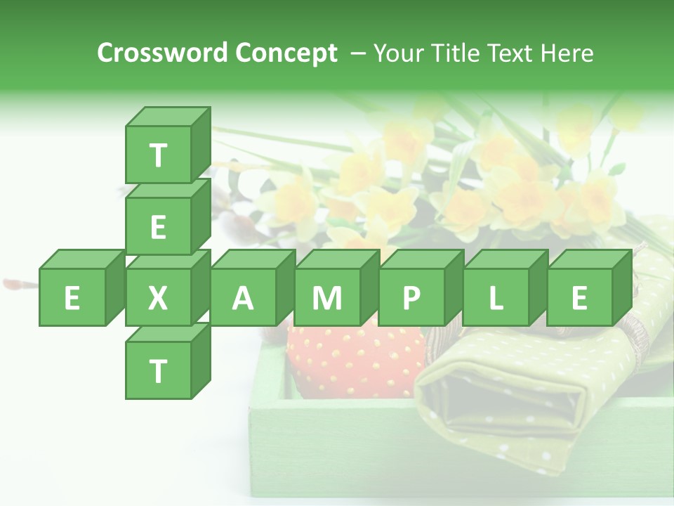 Tradition Basket Straw PowerPoint Template