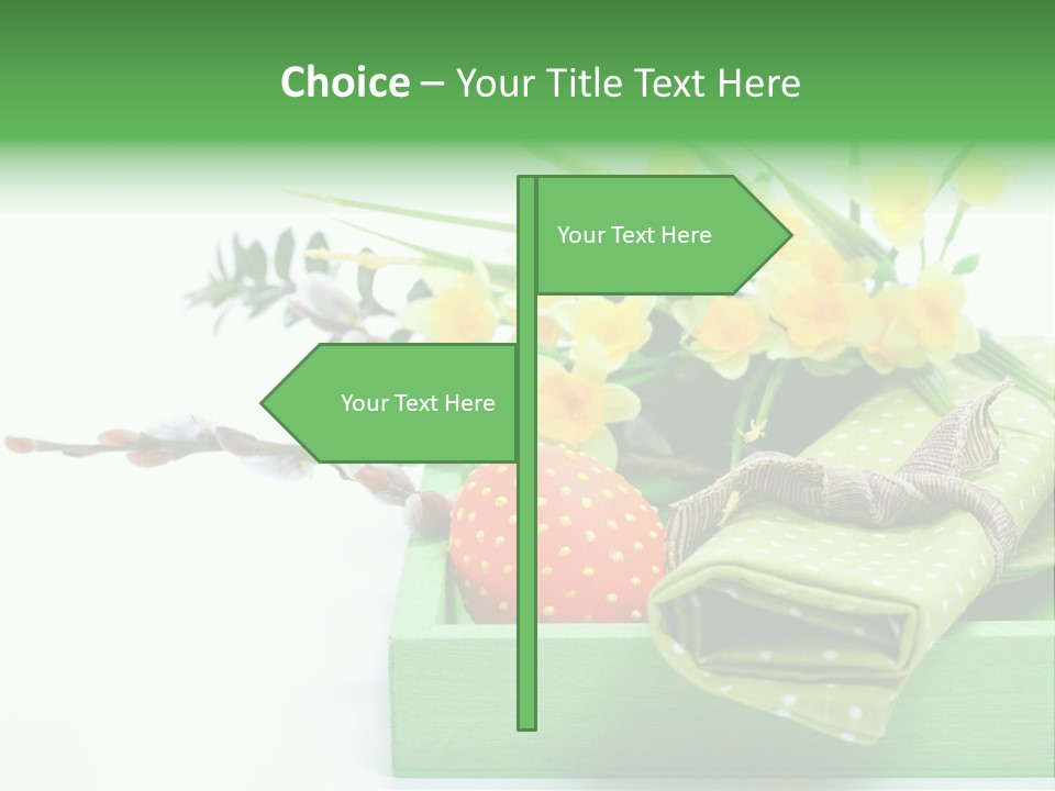 Tradition Basket Straw PowerPoint Template