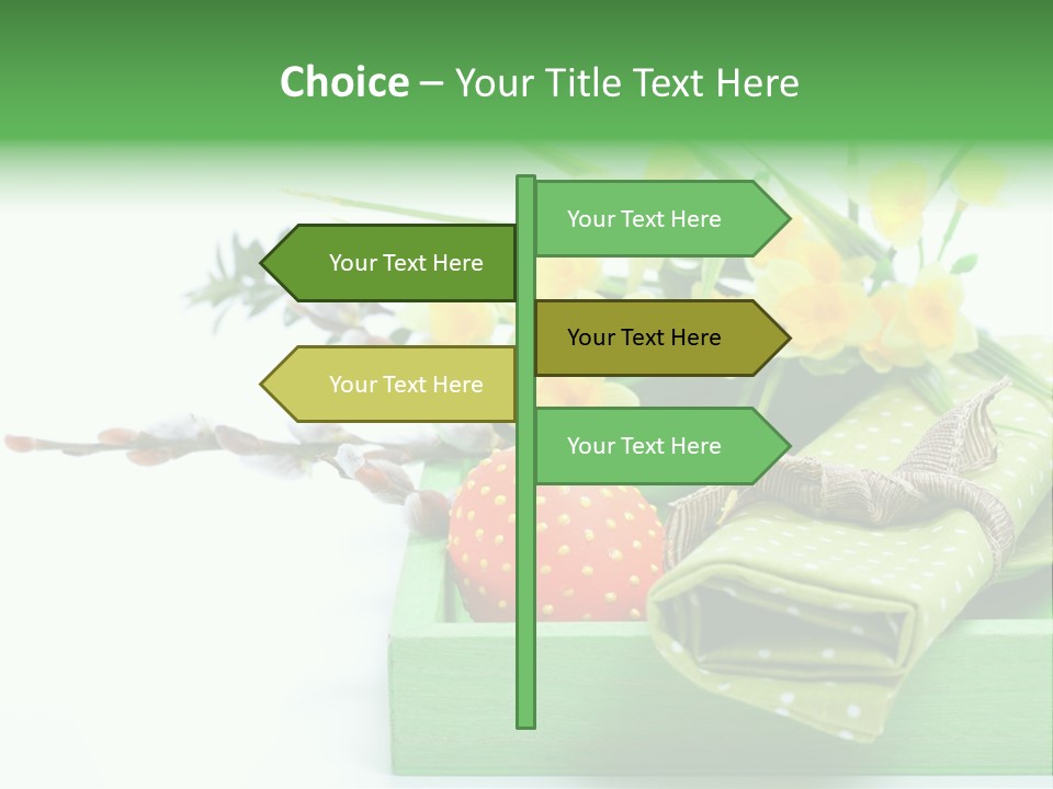 Tradition Basket Straw PowerPoint Template