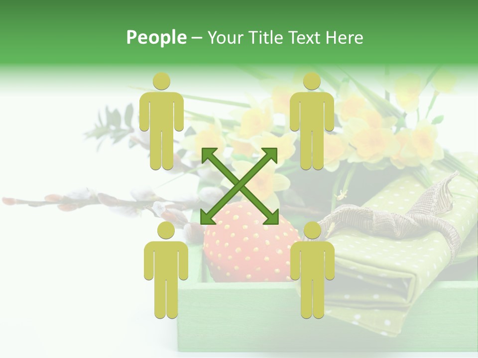 Tradition Basket Straw PowerPoint Template