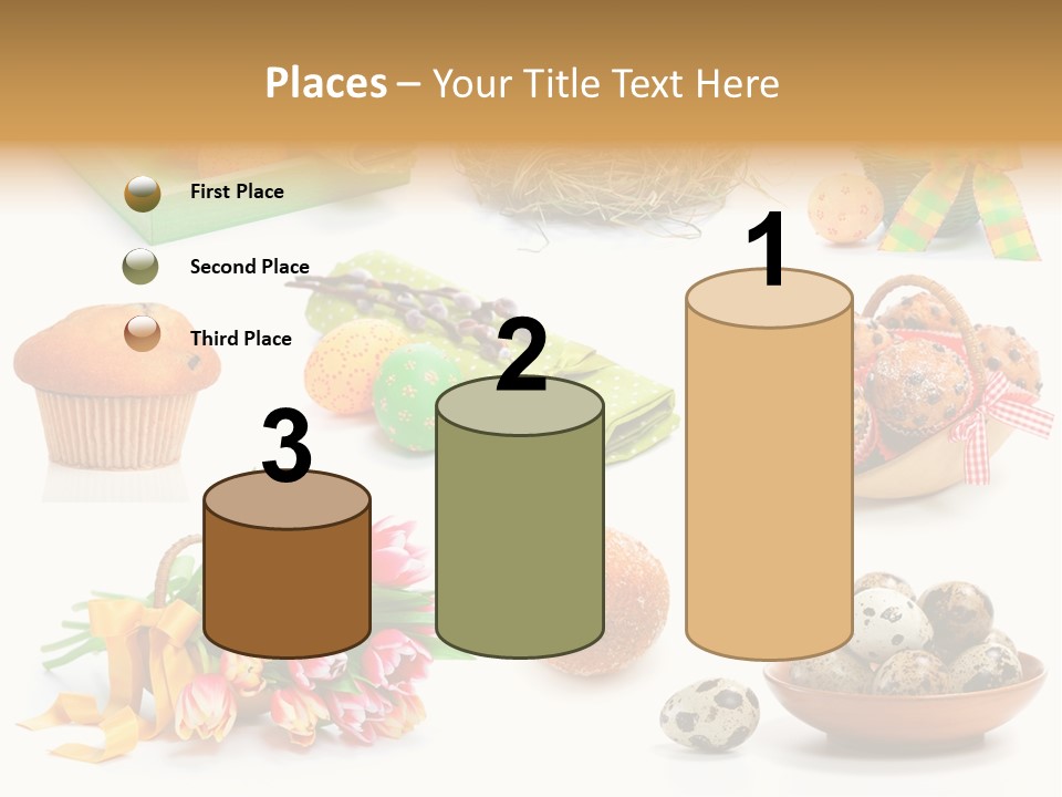 Nest Background Muffins PowerPoint Template