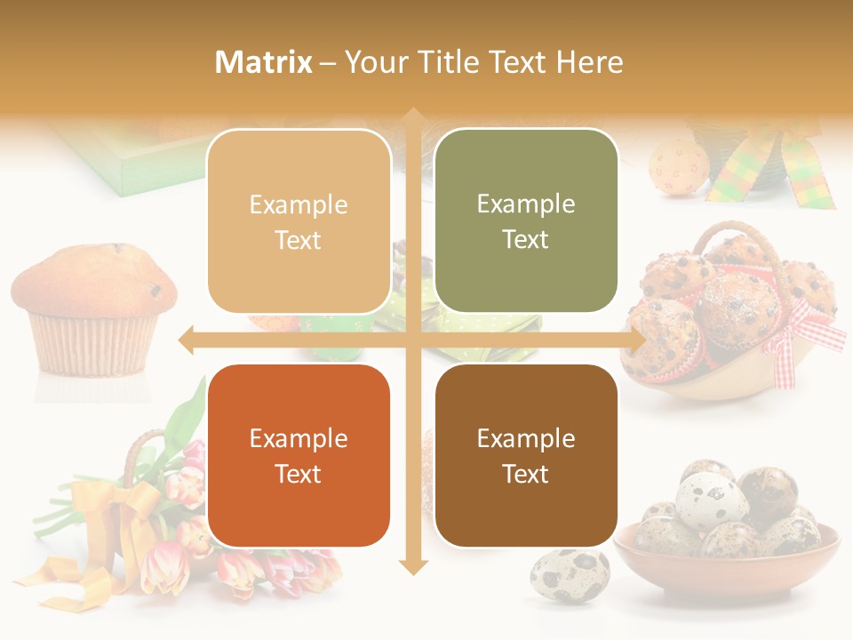 Nest Background Muffins PowerPoint Template